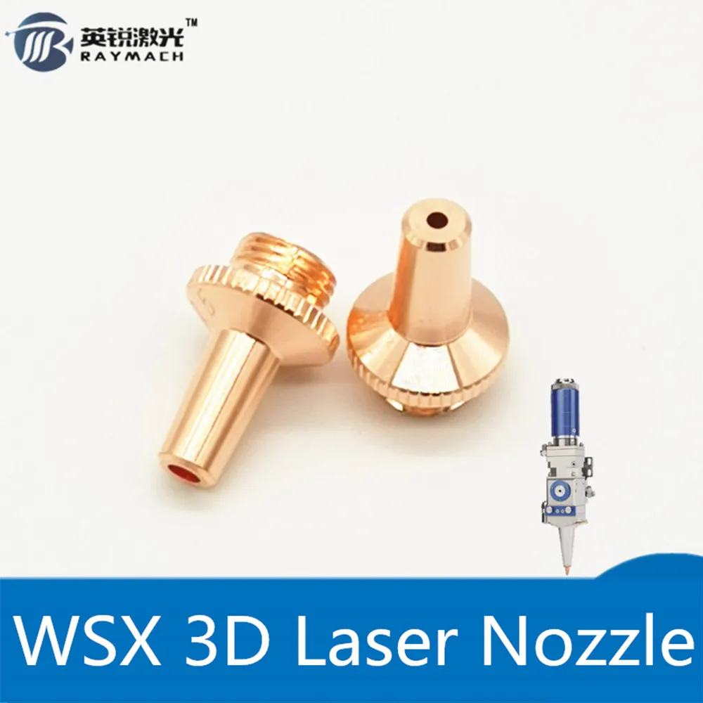 

Fiber laser nozzle 3d fiber laser machine spare parts nozzle WSX laser head M8 3D robot cutting 3d lazer nozzles copper nozzle