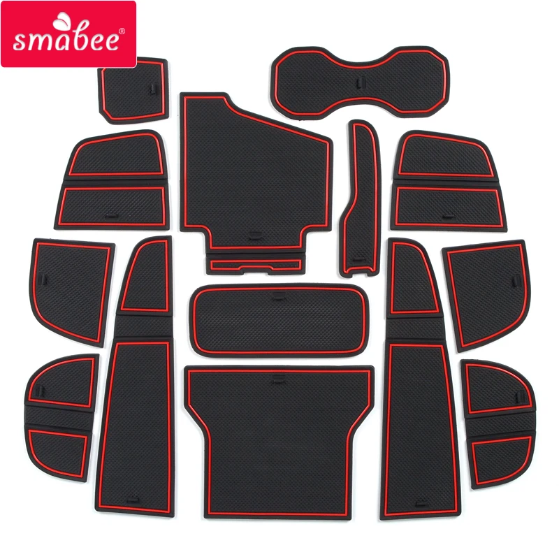 

Smabee Anti-Slip Gate Slot Mat for VOLVO XC60 2018 2019 2020 Interior Accessories Cup Holder Non-Slip Mats Door Pad Car Sticker