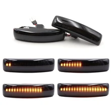 Пара Янтарный автомобильный Светодиодный Боковой габаритный фонарь для Land Rover Range Rover Sport Обнаружение LR3 LR4 freelander LR2 Поворотная сигнальная лампа