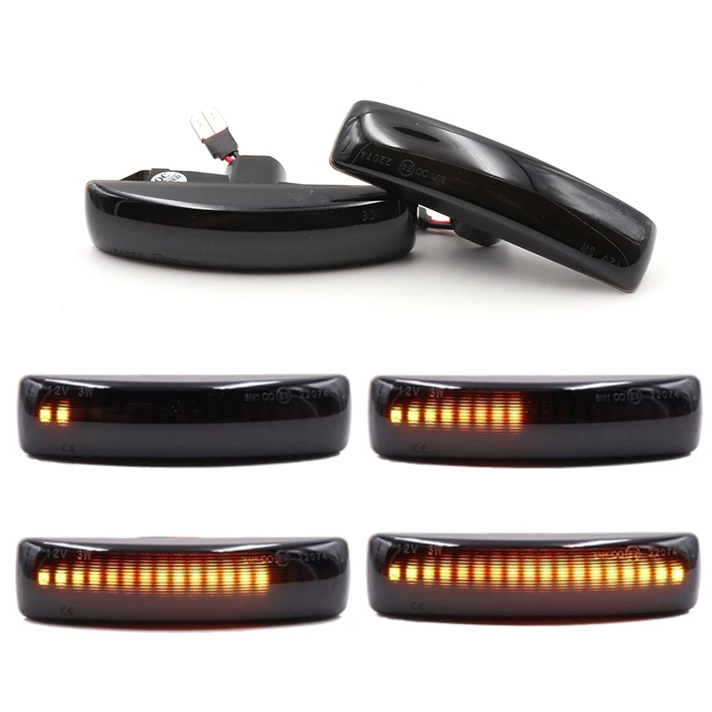 

Pair Amber Car LED Side Marker Light For Land Rover Range Rover Sport Discovery LR3 LR4 Freelander LR2 Turn Signal Lamp