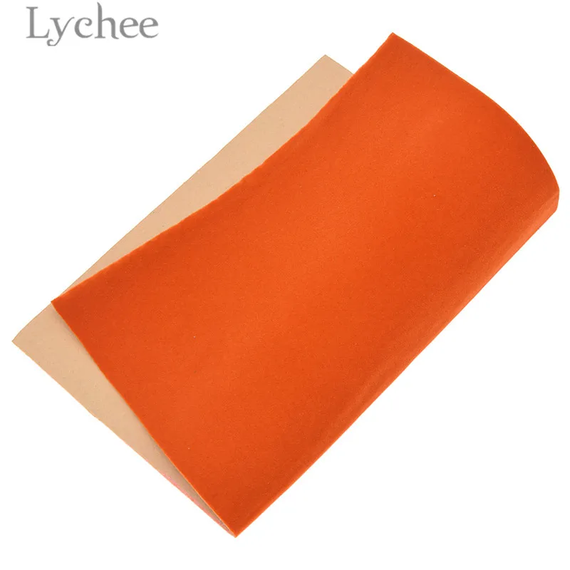 Самоклеящаяся бархатная ткань Lychee 29x21 см A4 высококачественная однотонная