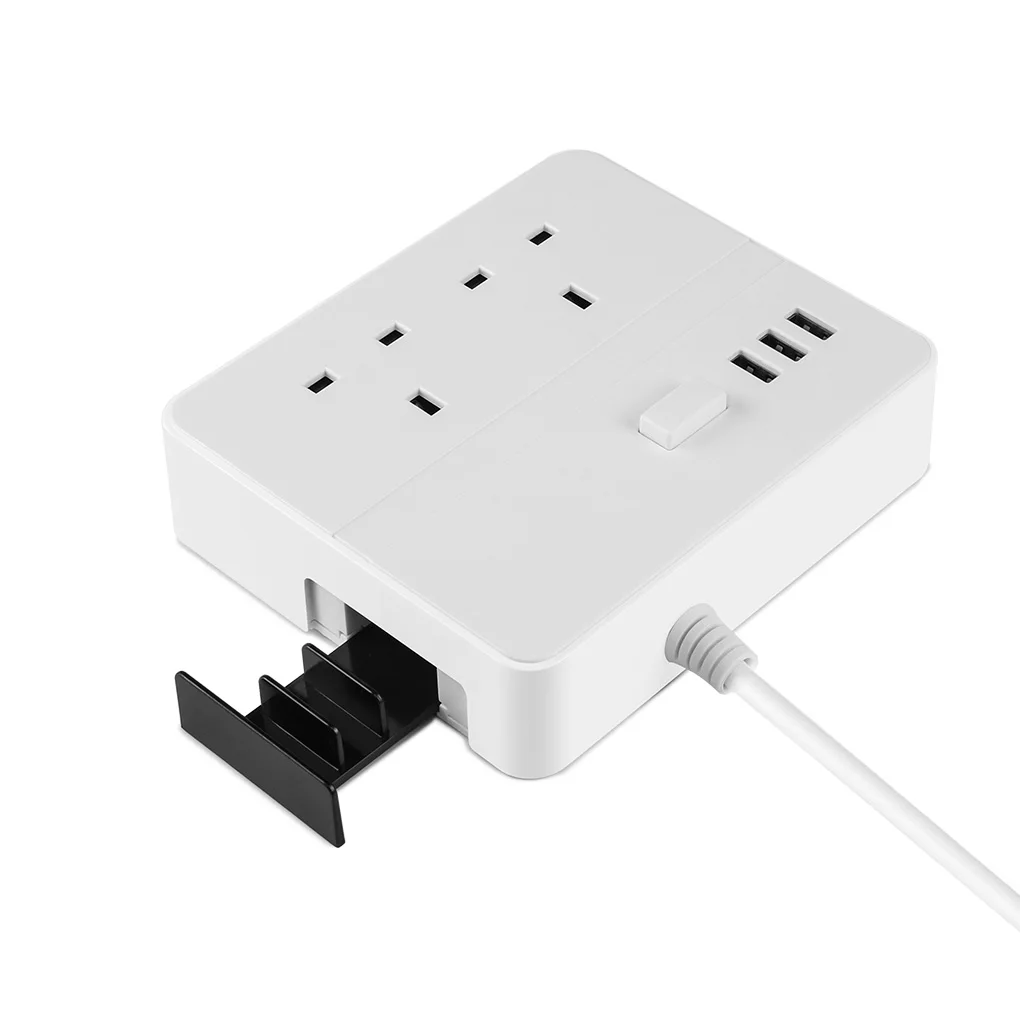

Power Strip Socket Portable Strip Plug Adapter with 3 USB Port Multifunctional Smart Home Electronics UK Plug