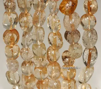 

15x11-12x7mm Smoky Quartz Gemstone Nugget Loose Beads 7.5 inch Half Strand (90191237-B23-540)