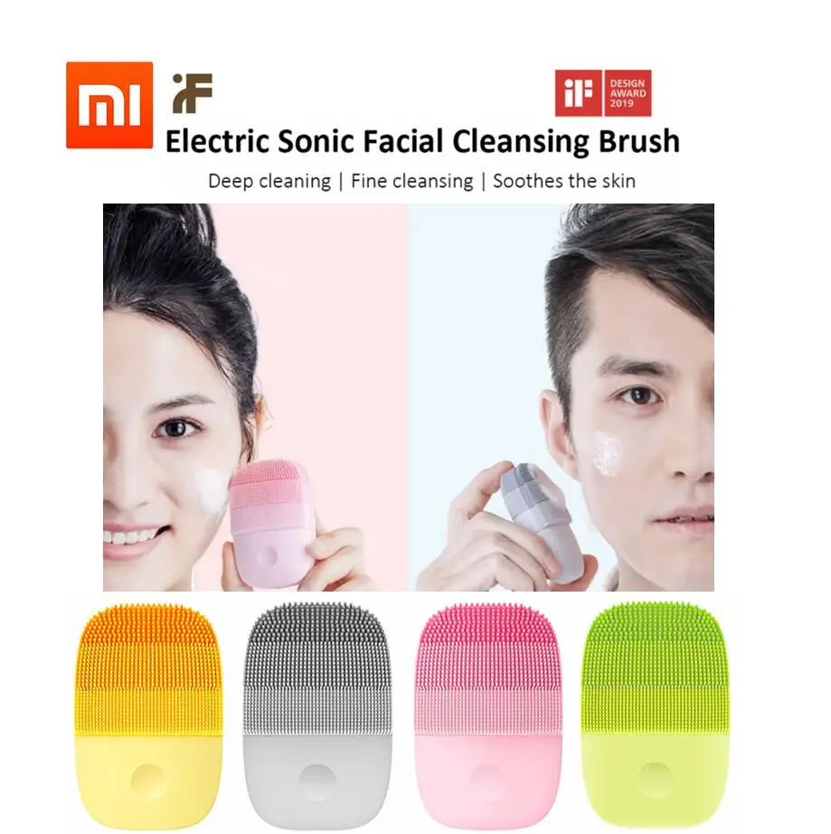 

Xiaomi inFace Small Cleansing Instrument Deep Cleanse Sonic Beauty Facial Instrument Cleansing Face Skin Care Massager Gift