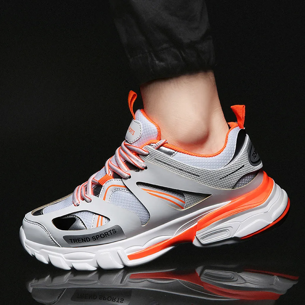 CHAMSGEND Мужская Мода Дикий дышащая обувь на нескользящей подошве; износостойкая Спортивная повседневная обувь; удобные модные подушки кроссовки