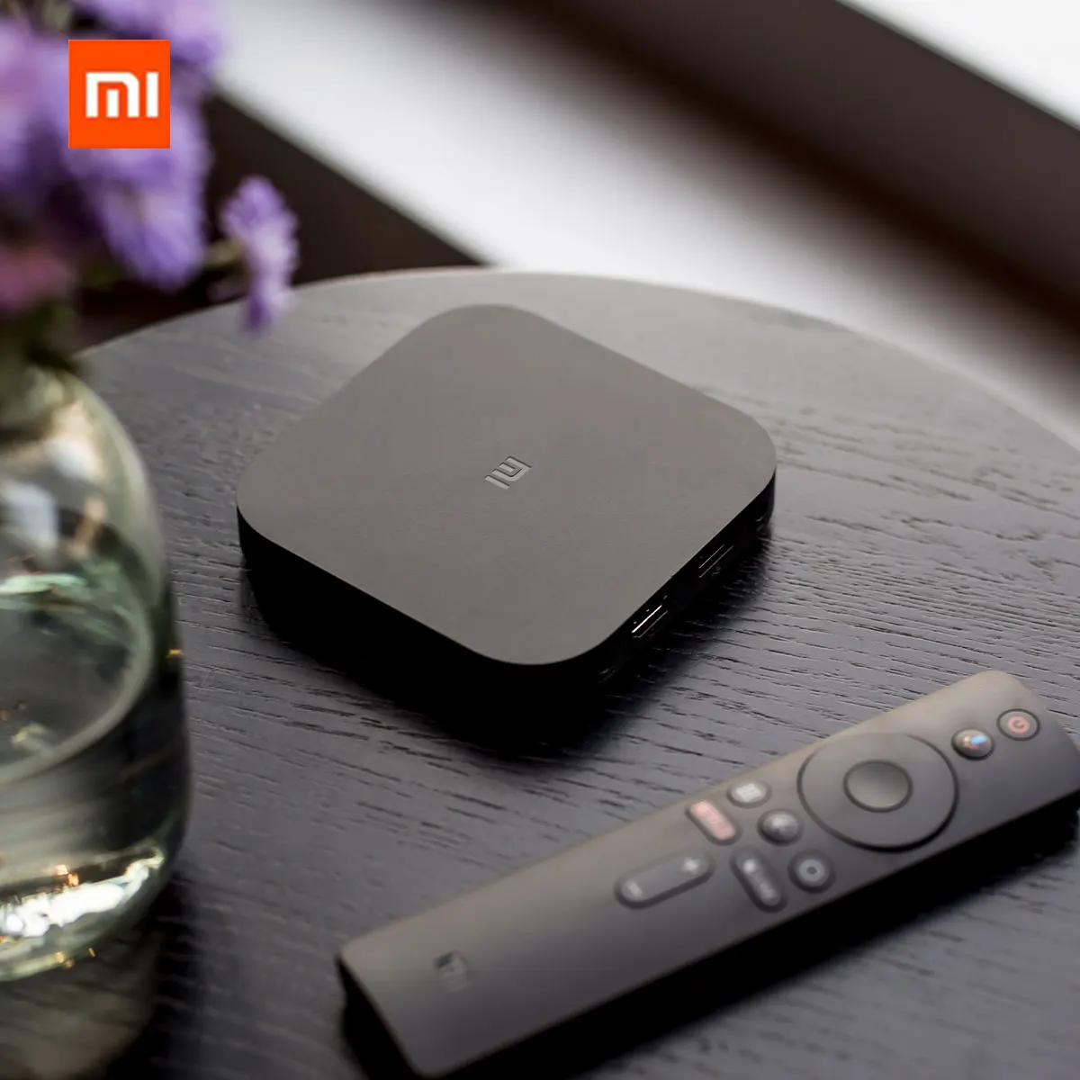 Глобальная оригинальная Xiaomi mi коробка S 4K HDR Android tv 8,1 mi Box 2G 8G wifi Google Cast Netflix IP tv телеприставка mi Box 4 медиаплеер