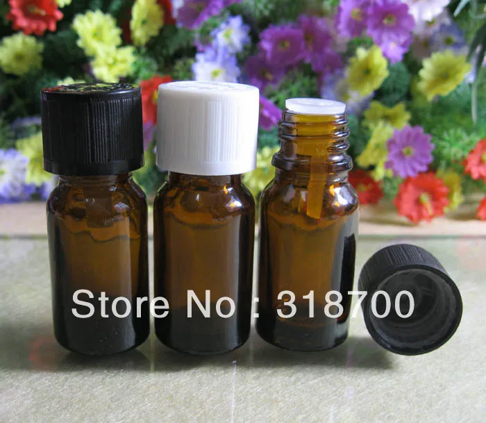 200/lot 10ml amber glass bottle with child proof cap,10ml amber glass vial,10ml amber essential