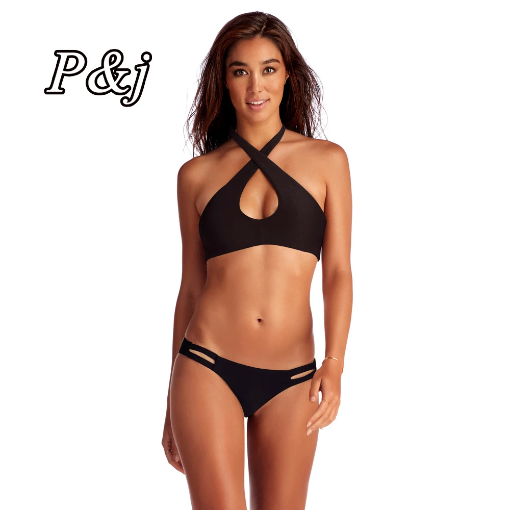 

P&j 2017 New High Quality Sexy Low Waist Bikini Set Hot Women's Swimwear Beachwear woman bikini set 2017 padded bikini push up