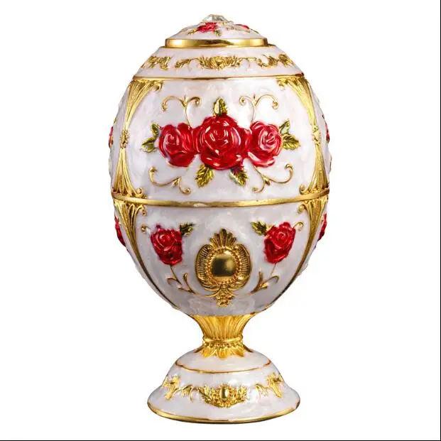 egg shape metal automatic toothpick holder tandenstoker houder