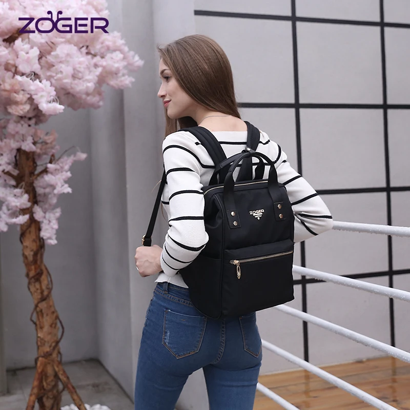 Zoger Новый женский рюкзак tide Oxford тканевый дикая большая емкость Противоугонная