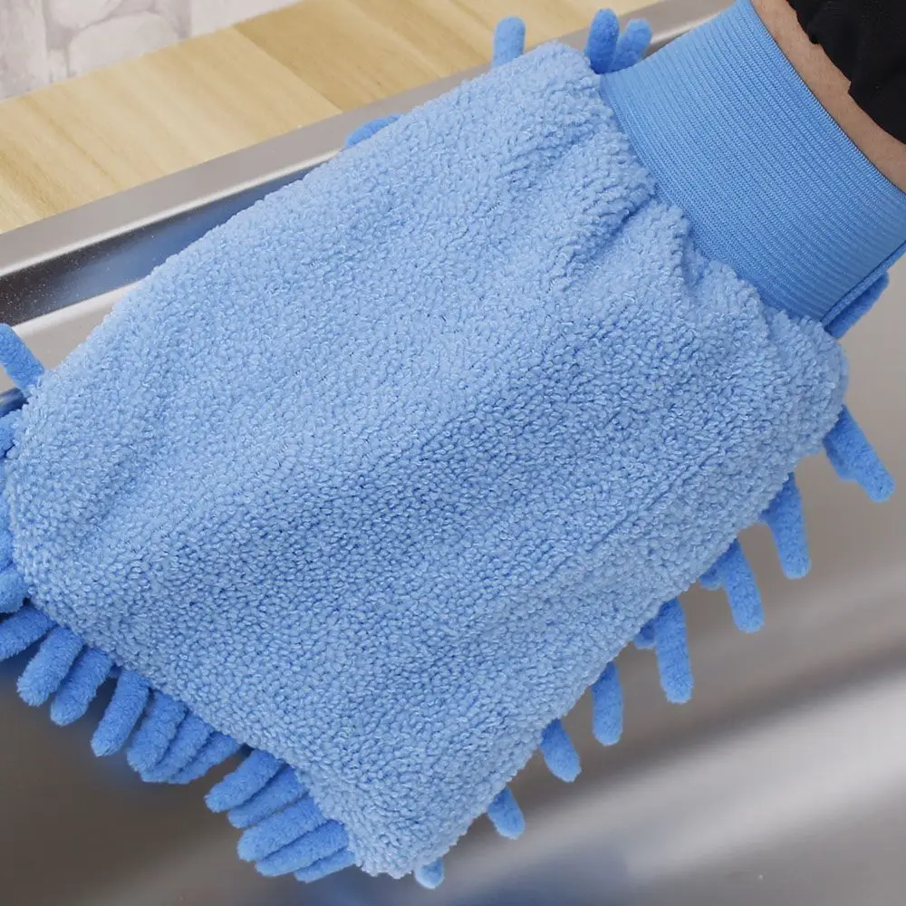 Горячая Супер варежка микрофибра для мытья окон автомобиля домашняя чистящая ткань тряпка для пыли полотенце Glove3 микрофибра рукавица мягкое аккуратное полотенце ткань для посуды