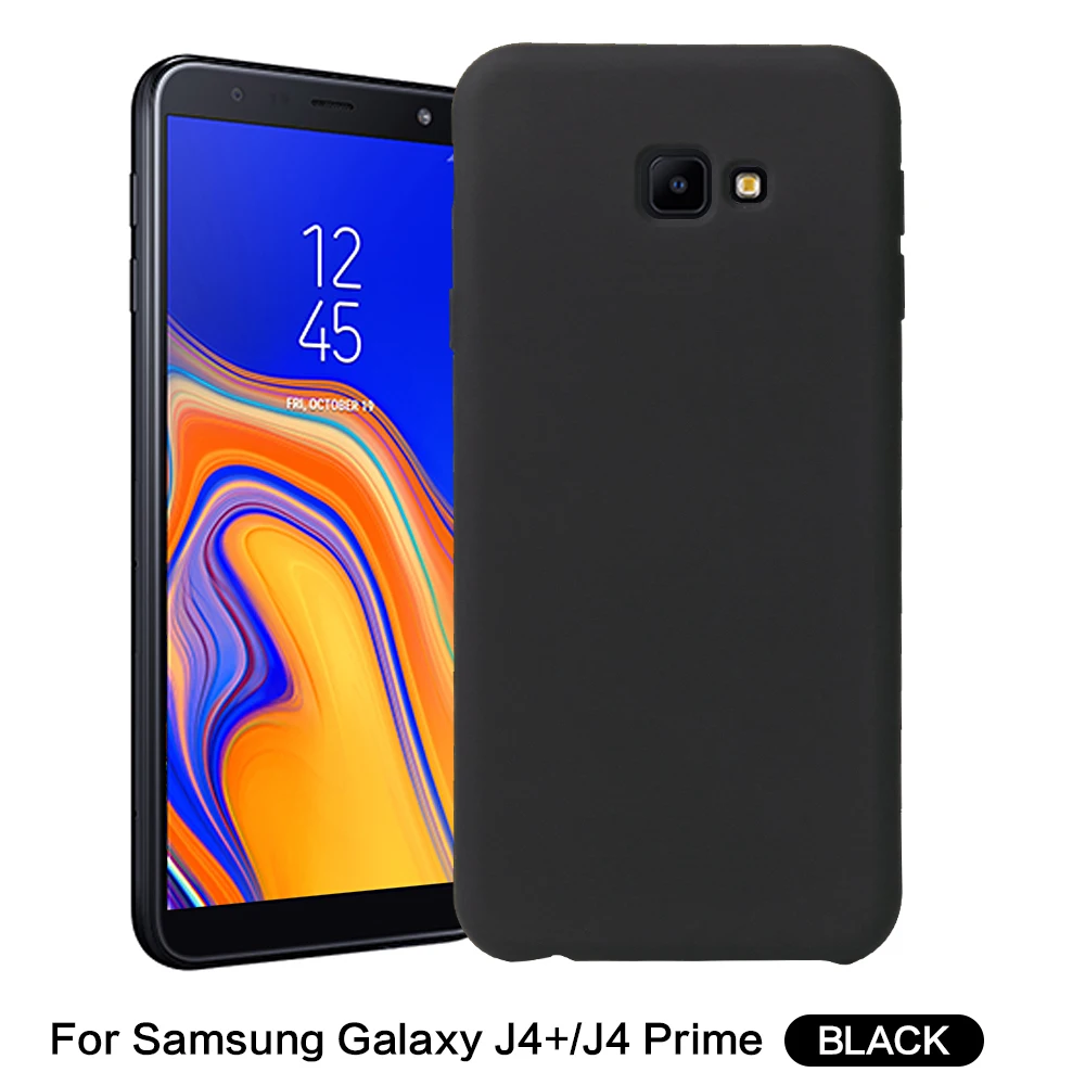 Luxury Official style Soft Silicone Case For Samsung Galaxy j4 plus prime comfortable Shockproof Back Cover Business Coque | Мобильные