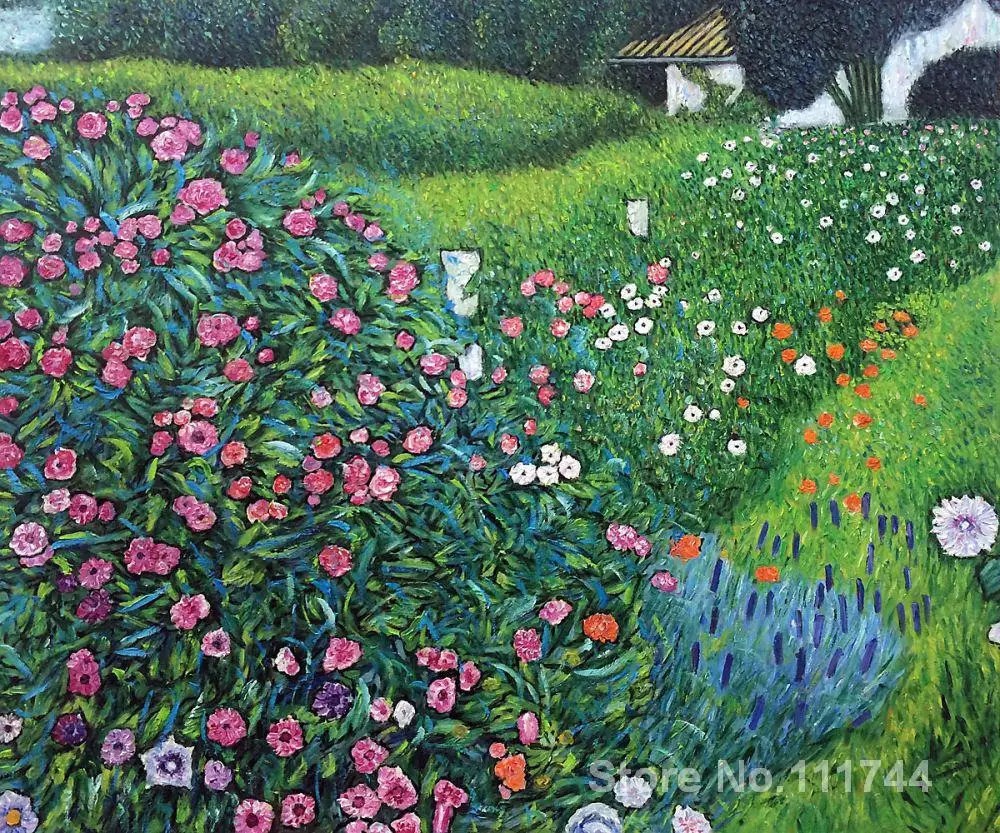 

Copy paintings of famous artist Italian Horticulture Landscape Gustav Klimt art High Quality Handmade