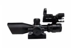 

WIPSON 2.5-10X40 Hunting Riflescopes Tactical Rifle Sight Scope Holographic Green/Red Dot Laser Sight Combo Airsoft Gun Weapon C