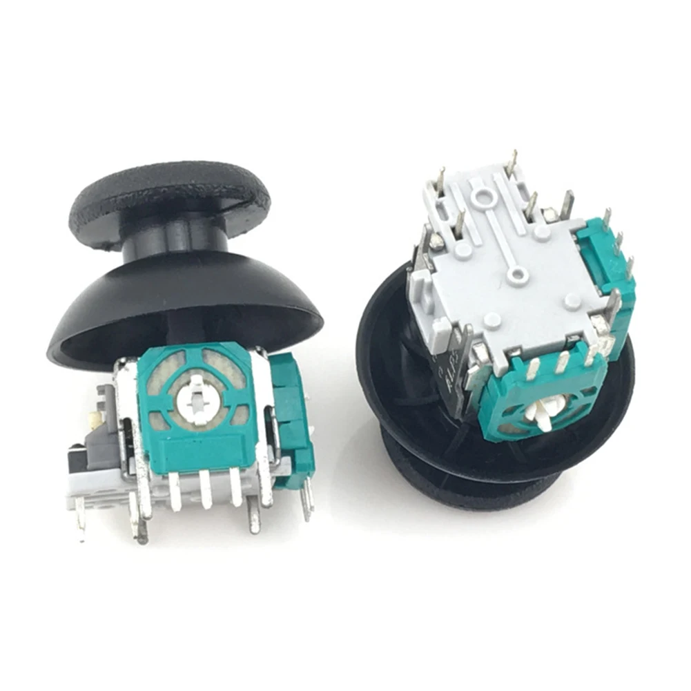 

Thumb Stick Kit Repair 3D Spare Parts Black Assembly Joystick Potentiometer Analog Easy Install Sensor Module For PS4 Controller