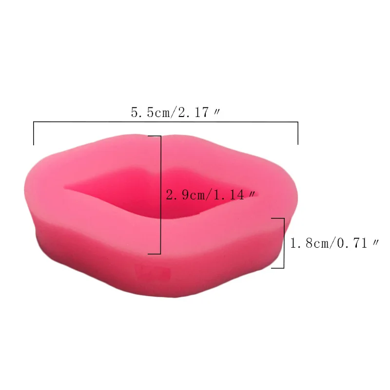 Aomily 3D Kiss Lips помадка силиконовая форма DIY свеча инструмент для поделок из сахара