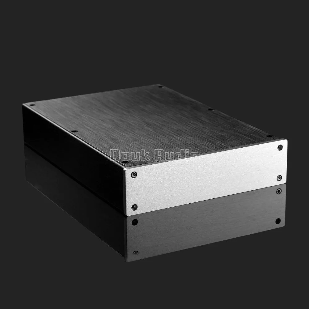 Aluminum Enclosure Power Amplifier Preamp Headphone Amp DAC Chassis DIY Case Box