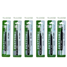 VETUS 6 шт./компл. точность антистатические пинцеты Нержавеющая сталь Пинцет Набор для BGA ремонтные работы инструмент