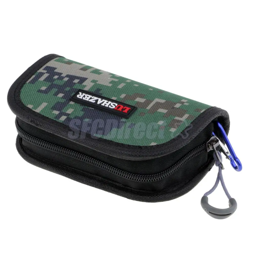 Fishing Spoon Lures Tackle Bag Case Hook Spinners Box Waterproof attach to Vest Backpack