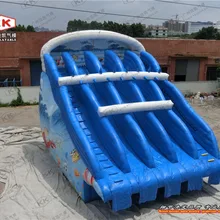 Оборудование для бассейна с металлическим каркасом, надувные пятитуннельные горки