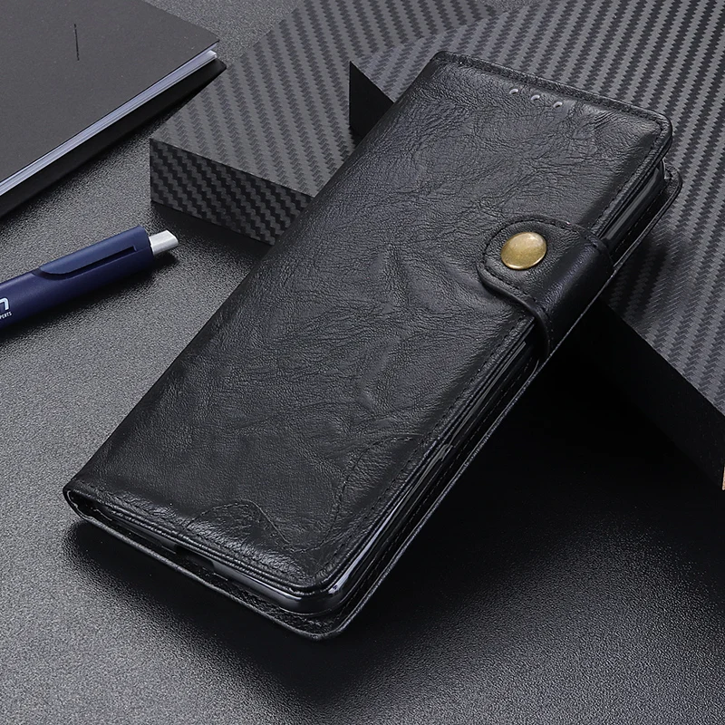 Magnetic Flip Wallet Phone Case For Samsung Galaxy A60 A20E A2 Core PU Leather Folio Flip Cover with Stand Function Card Slots