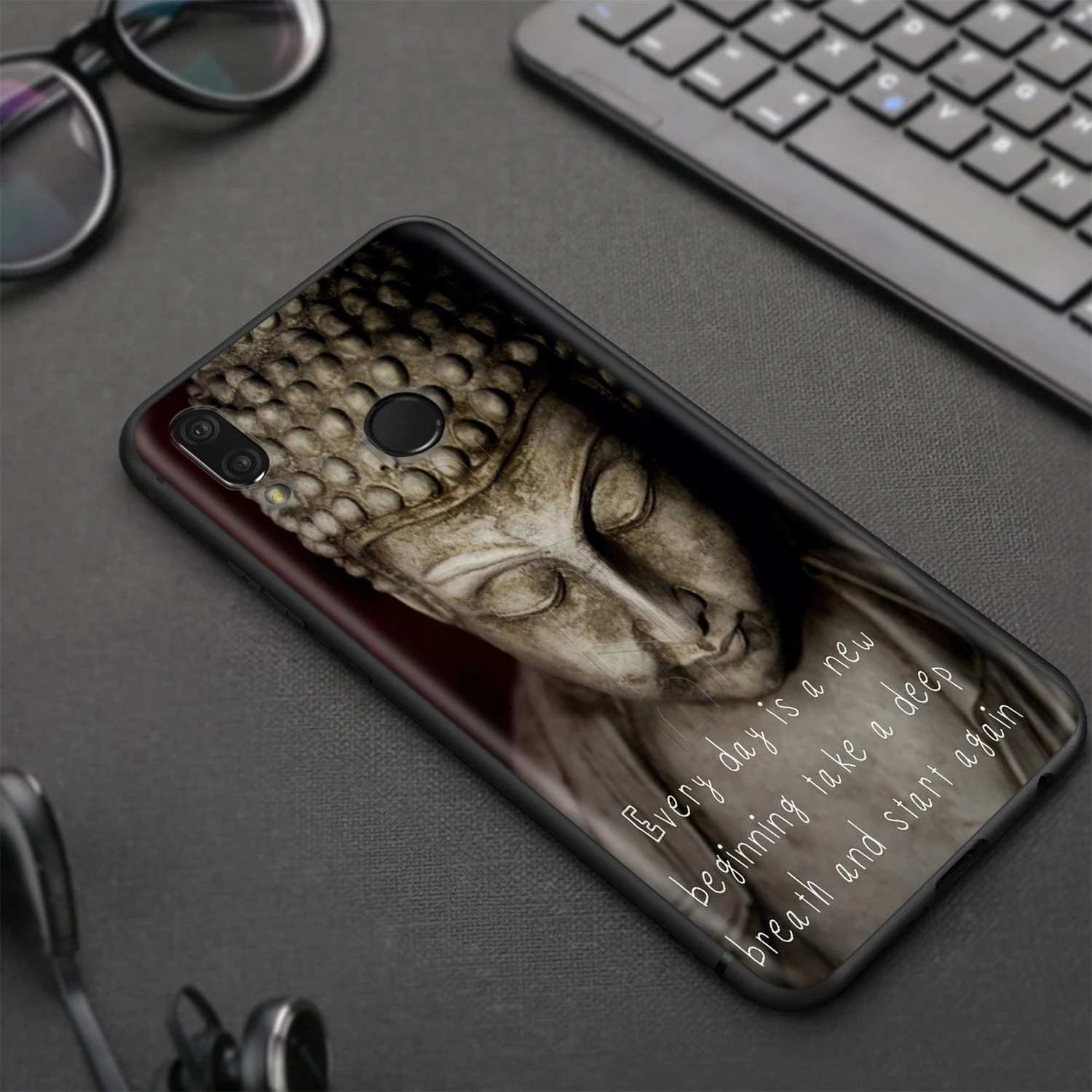 Чехол Lavaza Be Happy Little Buddha для Huawei P30 P20 P10 P9 P8 Mate 20 10 Pro Lite P Smart 2017|Бамперы| |