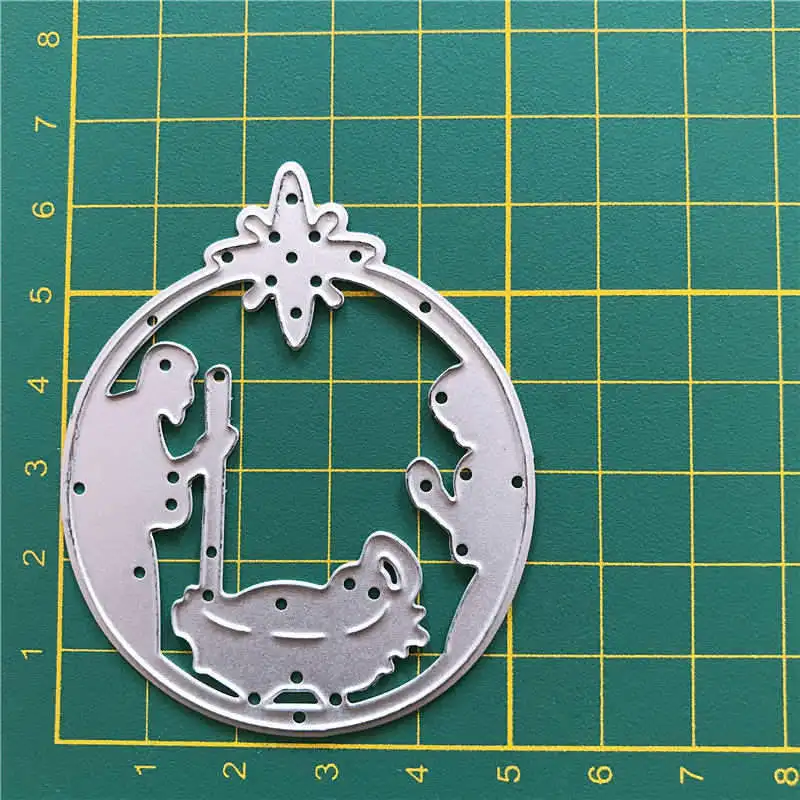 

Baby Baptism Metal Steel Cutting Dies for DIY Scrapbook Embossing Paper Craft Stamps Dies Stencil Creative Decor Dies