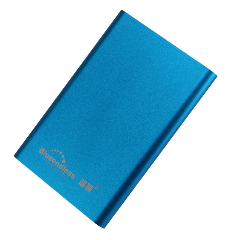 Цветной портативный внешний жесткий диск Макс 2 ТБ для хранения 2,5 дюймов sata USB3.0 высокоскоростной 250GB 320GB 500GB 750GB 1 ТБ 2 ТБ HDD - Цвет: Синий