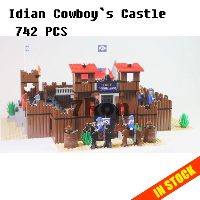 

Models building toy 33001 742pcs The Idian Cowboy`s Castle Set Model Building Blocks Compatible with lego 6769 toys & hobbies