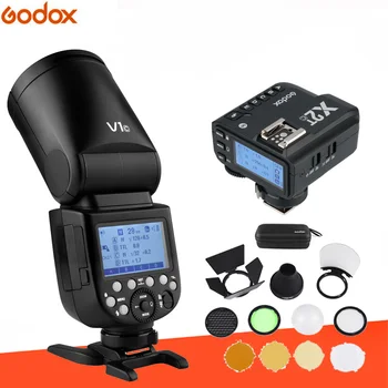 

Godox V1 Flash TTL 1/8000s HSS 2600mAh lithium battery Speedlite Flash+AK-R1+X2T- trigger for Canon Nikon Sony Fujifilm Olympus