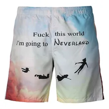 A860 Пляж совета для спорта и отдыха Шорты трусы летние быстросохнущие плавки Sunga Fly мужчины принт Пляжные шорты человек купальник 2XL