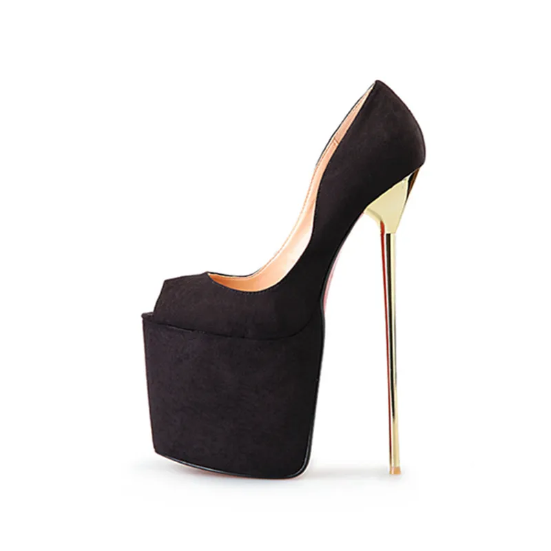 22CM Heel Height Sexy Peep Toe Stiletto Heel Pumps font b Party b font font b