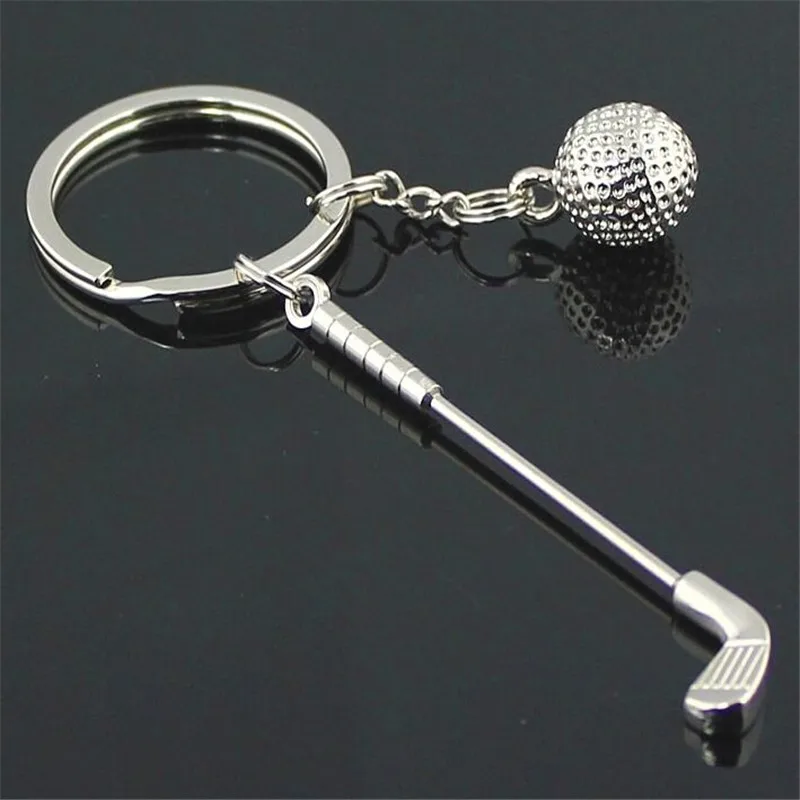 FD4800 new Classic Sports Silver Golf Clubs Keychain Keyring Key Chain