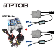 TPTOB 55 Вт тонкий балласт комплект HID ксеноновый светильник 12 В H1 H3 H7 H11 9005 9006 4300 К 5000 К 6000 К 8000 к авто Xeno головной светильник лампа