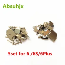 Absuhjx 5 Набор Полный металлический Набор для iPhone 6 Plus 6S 6 P внутренний кронштейн маленькие наборы Complet аксессуары запасные части