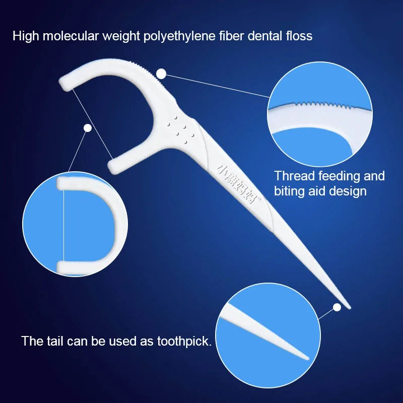50 Граф зубная нить палочки одноразовая зубная нить зубной нити инструменты для взрослых и детей P5