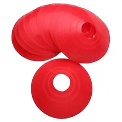 Новая распродажа 20 x футбол регби Спорт Обучение пространство Маркер Футбол диск конус блюдце, красный