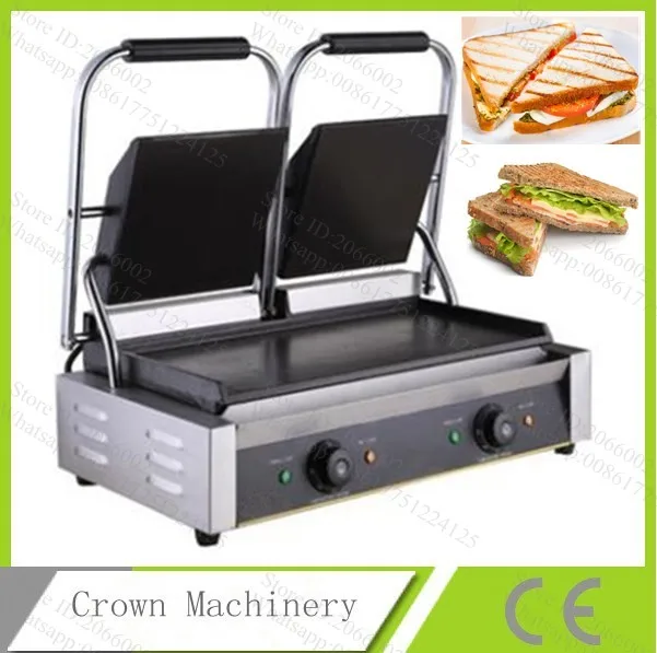 

Automatic Temperature Control Electric Contact Grill;Sandwich Press Panini Grill