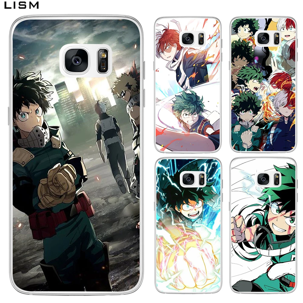 Жесткий чехол LISM Boku No Hero Academy для samsung Galaxy A5 A3 2015 2016 2017 A8 2018 Note 9 8 | Мобильные телефоны