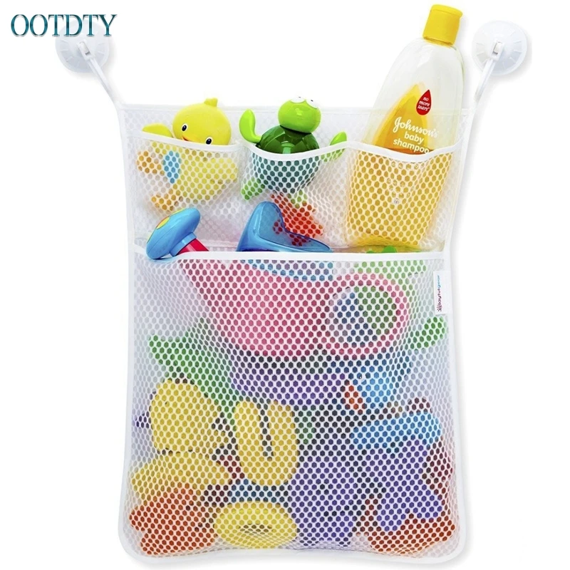 1PC Baby Kids Bathroom Bathtub Toy Mesh Net Bag Organizer Holder Stuff
