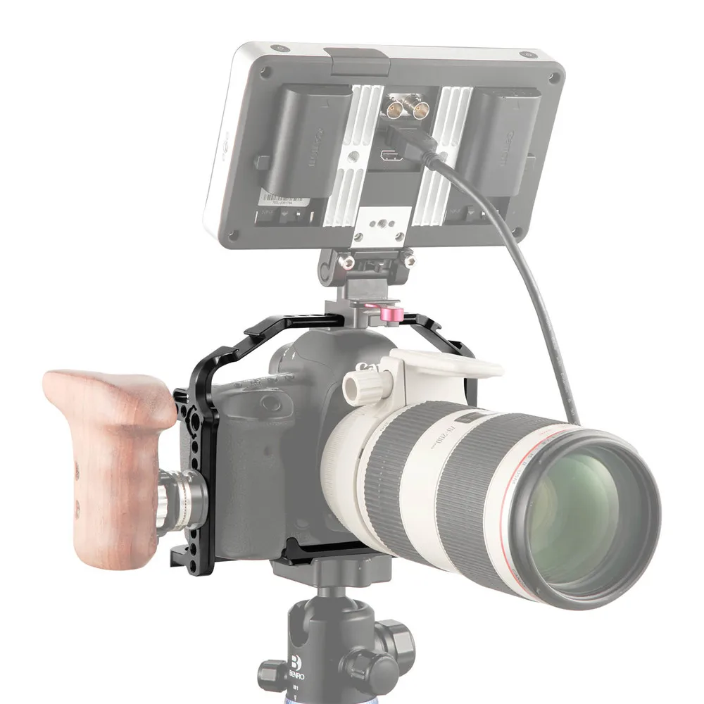 SmallRig 5D Mark IV Камера клетка для Canon 5D Mark IV Защитная клетка с боковыми железнодорожный вокзал+ Arri на палочке+ Холодный башмак-1900