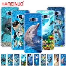Для samsung Galaxy S9 S7 edge PLUS S8 S6 S5 S4 S3 MINI Чехол для мобильного телефона с изображением дельфина океана, танцев и прыжков