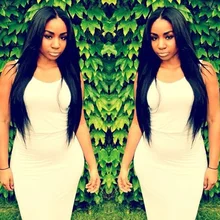 Silky Straight Virgin Brazilian Hair Glueless Full Lace Wig Straight Remy Human Hair Full Length Front Lace Wigs Glueless Wigs