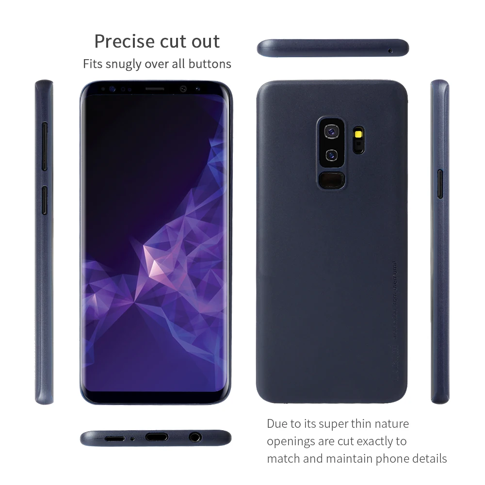 Чехол для Samsung Galaxy S9 Plus Жесткий ультратонкий PP 0 3 мм матовый тонкий чехол с защитой