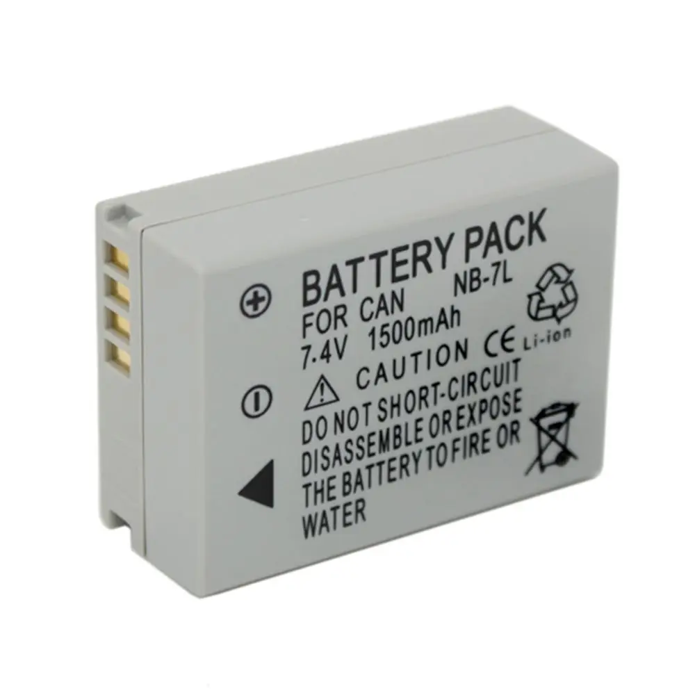 

1500mAh NB-7L NB 7L NB7L Camera Battery For Canon G10 G11 G12 SX30IS