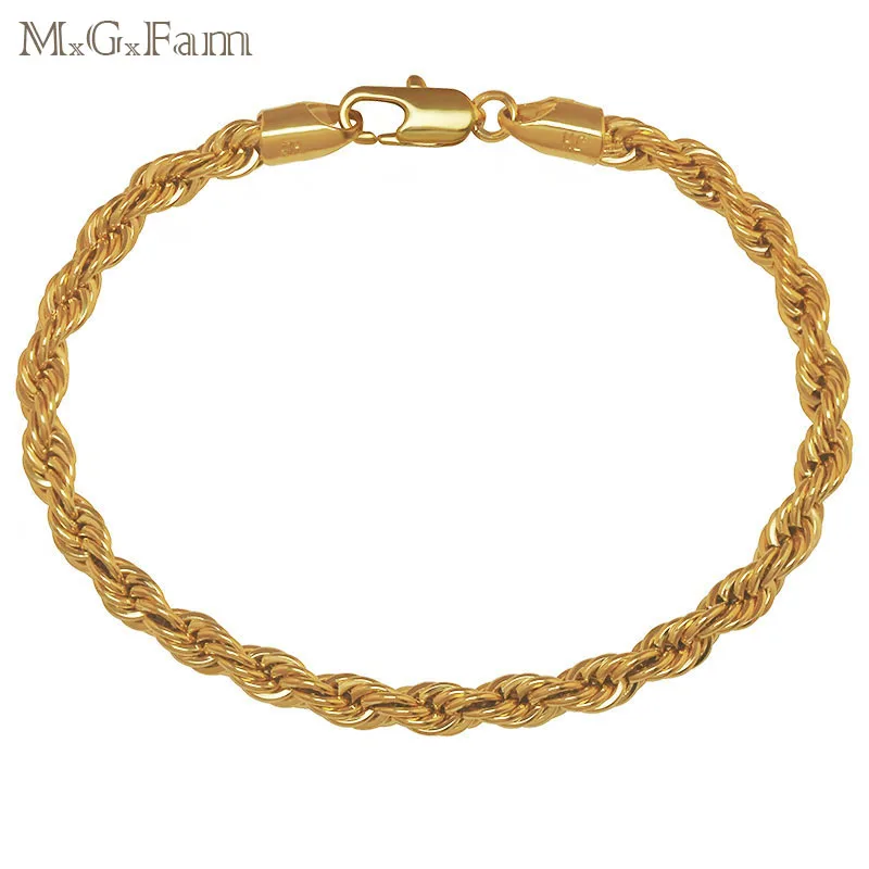 MxGxFam (22 см * 5 мм) классический дизайн мужские браслеты Веревка модные ювелирные