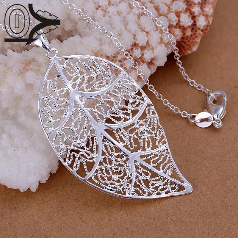 

Hot Sale Silver-plated Pendant,Latest Trendy Classic Jewelry,Fashion Hollow Flower Leaves Silver Chain Pendants