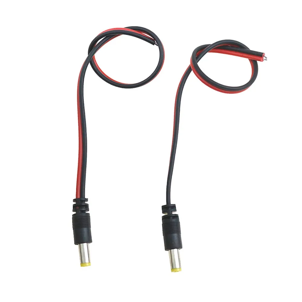 Удлинитель для кабеля постоянного тока 5 5*2 1 мм 26 см|connecting wires|for led stripsextension cable wire |