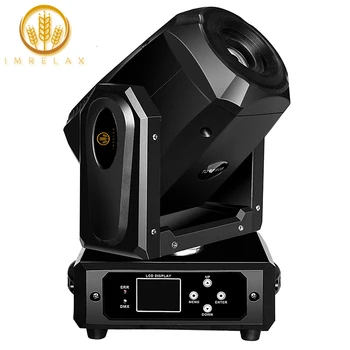 

IMRELAX New 60W LED Spot Moving Head Light 3 Facet Prism Rotating GOBO LED Moving Head Stage Disco DJ Light