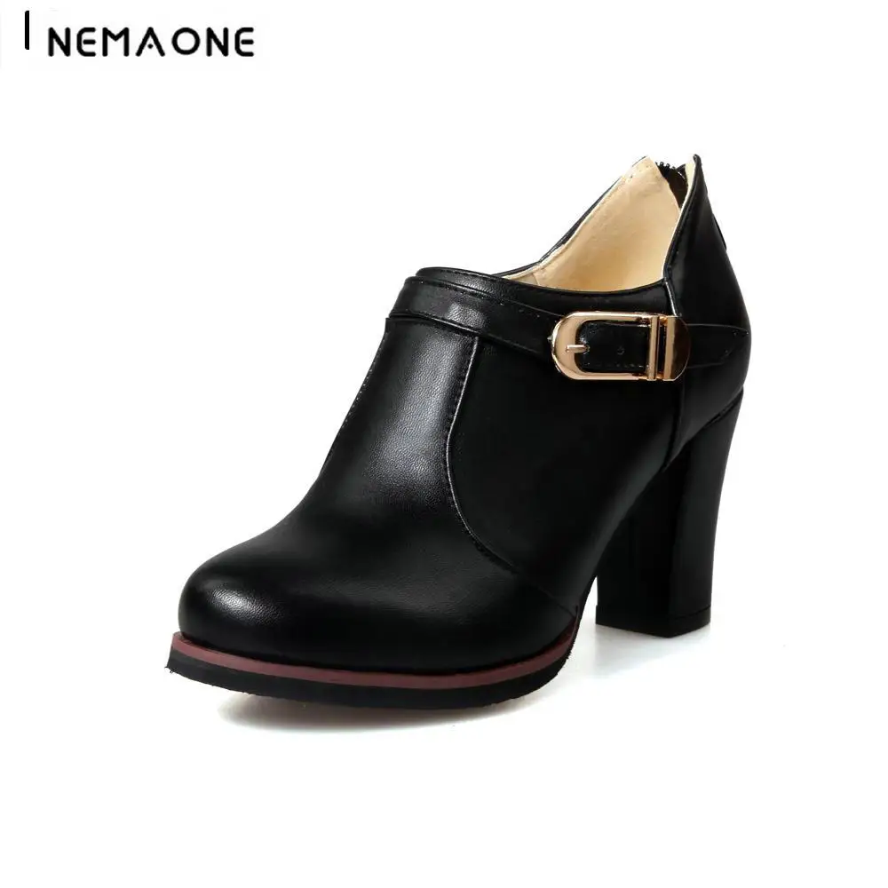 

New spring and autumn women's shoes thick high heels fashion women shoes elegant women pumps